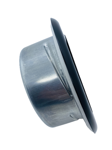 REGA black DVS-P 200 Черный диффузор металлический приточный