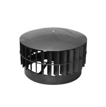 Ротационная вентиляционная турбина, РВТ Ø 355 мм темно серый RAL 7010, серия Hurricane