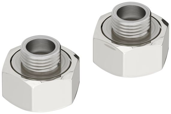 Фитинг Комплект фитингов Стилье прямой (G 1" НГ х G 1/2" НР) / 2 шт.