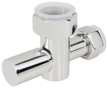 Вентиль запорный с клапаном Стилье круглый (G 1" НГ х G 3/4" НГ)