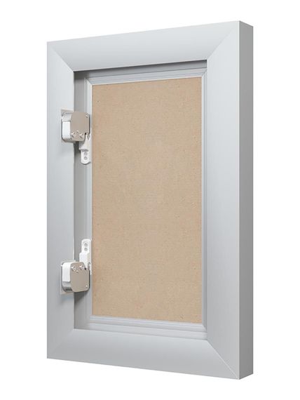 Люк ревизионный ЛПК 200х400 скрыт.монтаж алюминий EVECS