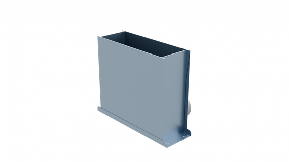 Flexag PFP-300x103/75x3 пленум напольный, 300x100, на 3 выxода