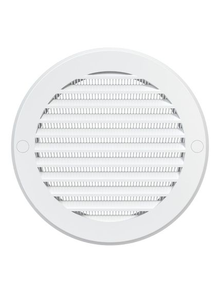 Решетка вентиляционная РКС фланец D125 сетка D161 пластик ERA