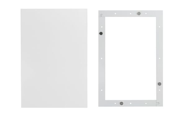 Люк съемный на магнитах 200х300мм накладной белый
