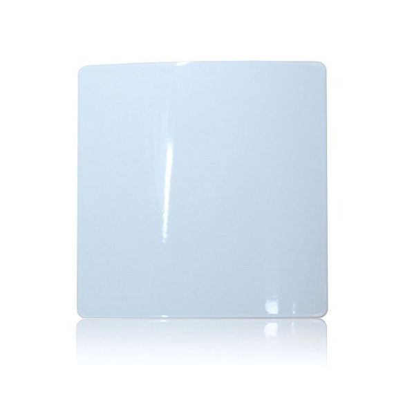 Решетка на магнитах РД-200 белая с декоративной панелью 200х200 мм