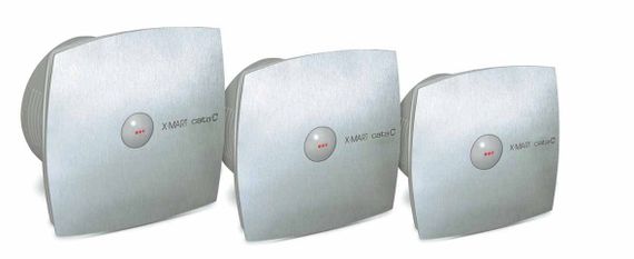 Вентилятор накладной Cata X-Mart 12 Matic inox Timer (таймер)