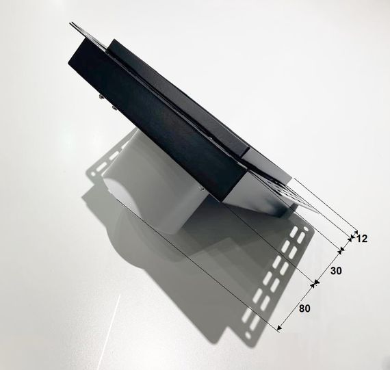 Вентилятор вытяжной теневой Visioner VD5 скрытого монтажа, под плитку