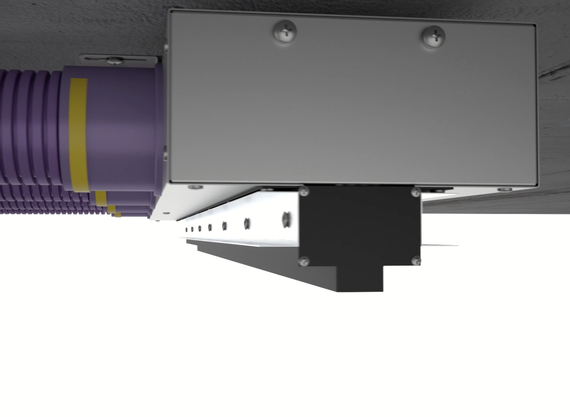 Provent VPNDG 2000х25/90×8 щелевой диффузор для гипсокартона с КСД на 8 выходов
