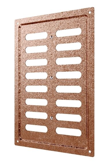 Решетка вентиляционная MER регулируемая 170х240 окраш.сталь Antique copper ERA