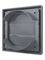 Выход стенной КФ фланец D125 жалюзи 150x150 ASA Gray ERA
