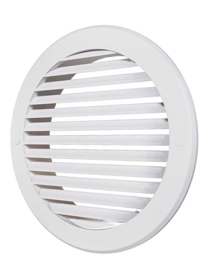 Решетка вентиляционная РК фланец D150 D186 пластик ERA