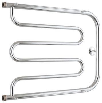 Полотенцесушитель водяной Стилье Тандем 2 полки 500х650 резьба-сгон 1"