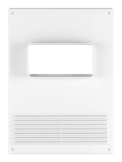 Площадка торцевая ПТГР фланец 110х55 горизонтальная решетка 180х250 пластик ERA