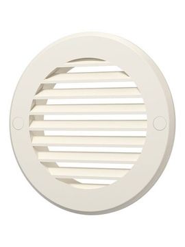 Решетка вентиляционная РКН фланец D100 D136 ASA Ivory ERA
