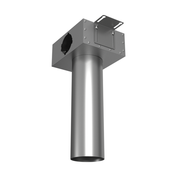 Provent VPSL 125/90×1 адаптер (пленум) потолочный круглый на 1 выхода (L=400 мм)