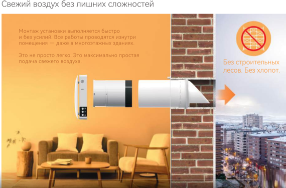 Бризер Airwoods VENT AV-EW8-DF