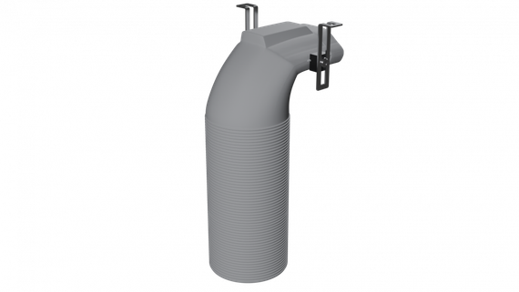 Flexag PPP/125/1xAT пленум вентиляционный потолочный, D125, на 1 выход AT