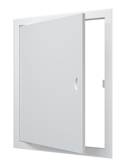 Люк ревизионный ЛТМ фланец 400х500 ручка магнит 460х560 окраш.сталь EVECS