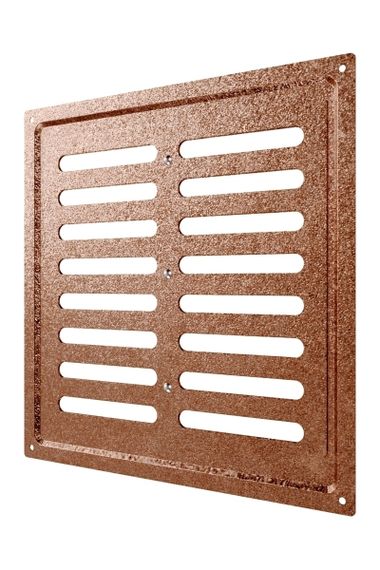 Решетка вентиляционная MER регулируемая 250х250 окраш.сталь Antique copper ERA