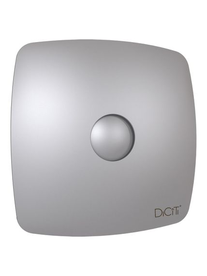 Вентилятор накладной RIO D100 обратный клапан Gray metal DICITI