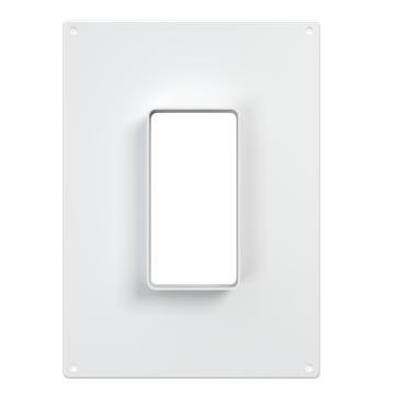 Площадка торцевая ПТВ фланец 60х120 вертикальная 180х250 пластик ERA