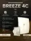 Вентилятор накладной BREEZE D100 обр.клапан Ivory DICITI
