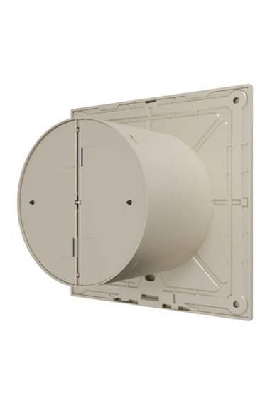 Вентилятор накладной SLIM D100 обратный клапан Ivory DICITI