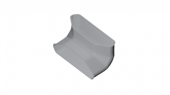 Отвод 90° в вертикале Flexag PP/FL-AT90-V