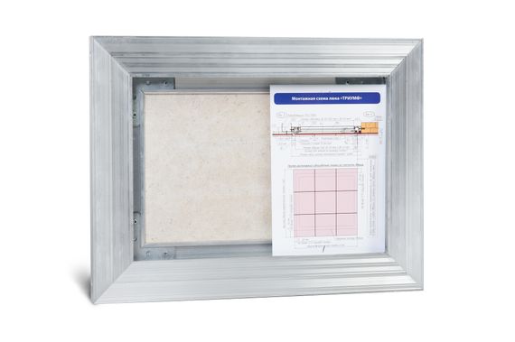 Люк Визионер "Триумф" 500х400 нажимной под плитку