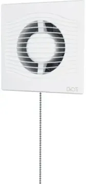 Вентилятор ERA DiCiTi SLIM 4С-02 d100 Шнурок вкл/выкл