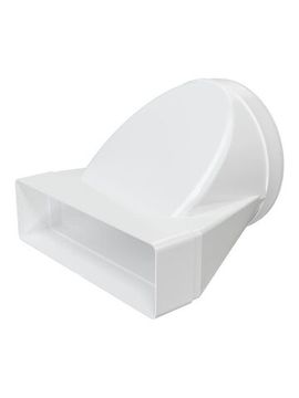 Переходник СПКП D160 эксцентриковый 204х60  пластик ERA