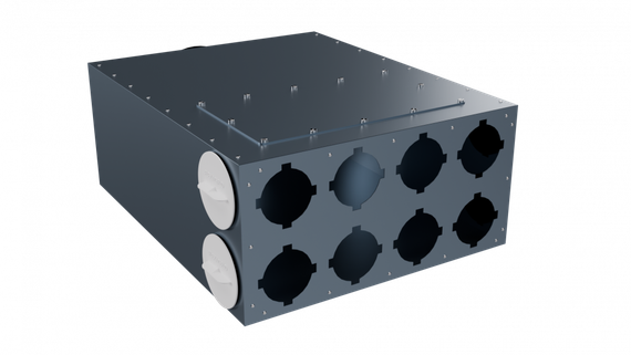 Flexag CMP-FLD 160/75x8 вентиляционный коллектор, D160, на 8 выxодов FLD