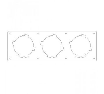 Provent MP 90x3 Монтажная панель на 3 выхода