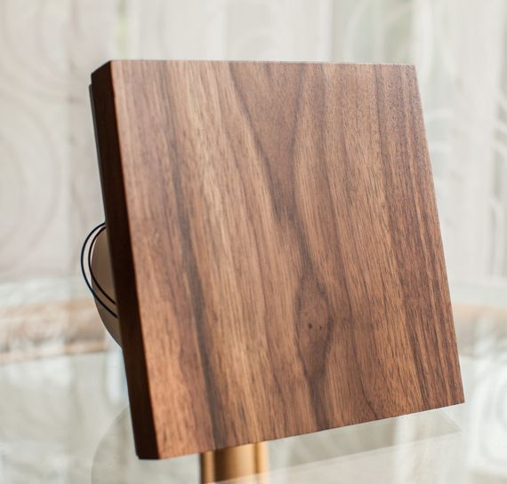 Вентилятор накладной сверхтонкий MMotors JSC MMP-09 100/90 куб/ч Дерево/Орех натуральный