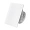Вытяжной тонкий вентилятор SlimVent МV 100, стекло квадрат белый глянец