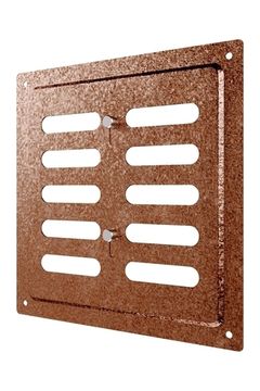 Решетка вентиляционная MER регулируемая 150x154 окраш.сталь Antique copper ERA