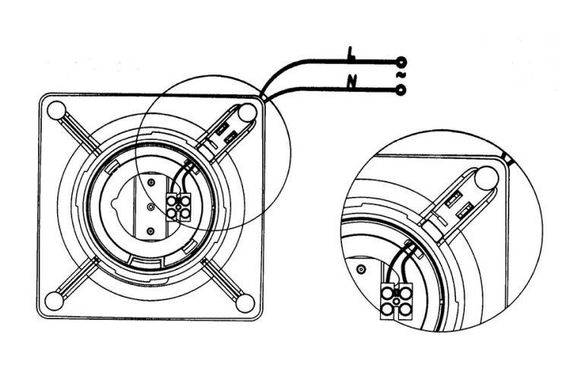 Накладной вентилятор Cata E 100 (PIR) Sensor (Таймер, Датчик движения)