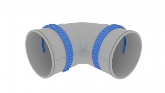 Отвод 90° Flexag FL110-PP90