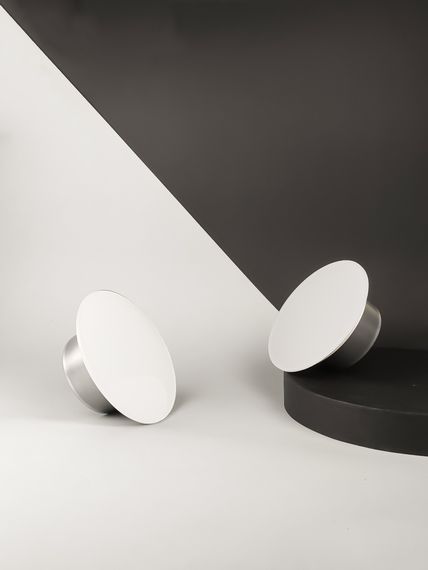 Анемостат-диффузор дизайнерский DN 200 круг белый (RAL9003) матовый