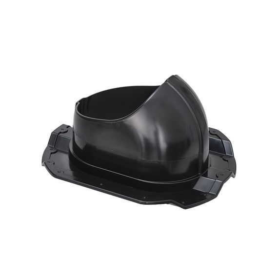 Готовый комплект, изолированный на скатные кровли из профильного листа МП-20 (С20) d 150/160 мм, цвет черный RAL 9005, серия Twister