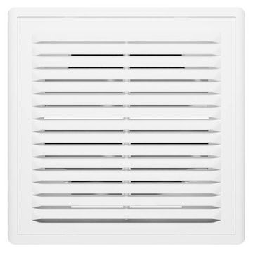 Решетка вентиляционная R1515BV обратный клапан разъемная 150х150 пластик ERA