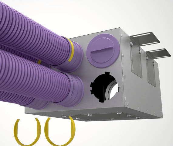 Provent KV 160/75×8 коллектор металлический на 8 выходов