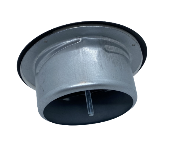 DVS 100 black диффузор металлический вытяжной черный