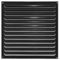 Решетка металлическая черная матовая 500х400мм 5040РМ-ЧМ