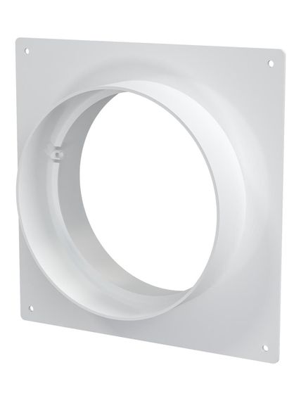 Площадка торцевая SKNP фланец D125 соединитель 165х150 пластик ERA