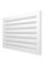 Решетка вентиляционная МВР жалюзи 500х350 окраш.сталь белый ERA