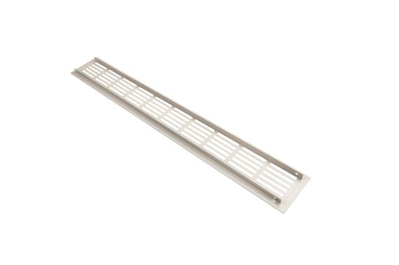 Решетка Визионер МВМС 400х40 мм Слоновая кость (RAL 1015) матовая