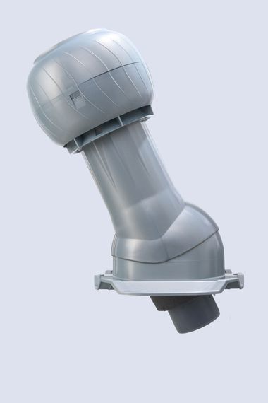 Готовый комплект, изолированный на скатные кровли из профильного листа МП-21 (С21) d 150/160 мм, цвет серебристый RAL 9022, серия Static