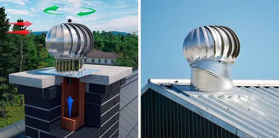 Турбодефлектор крышный ТД 300мм оцинкованный