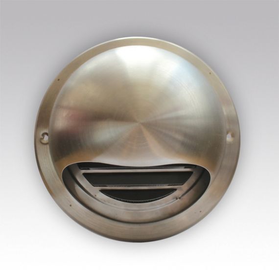 Клапан Инфильтрации Воздуха Airone КИВ-К 125 1м с выходом стенным из нержавеющей стали и квадратным оголовком